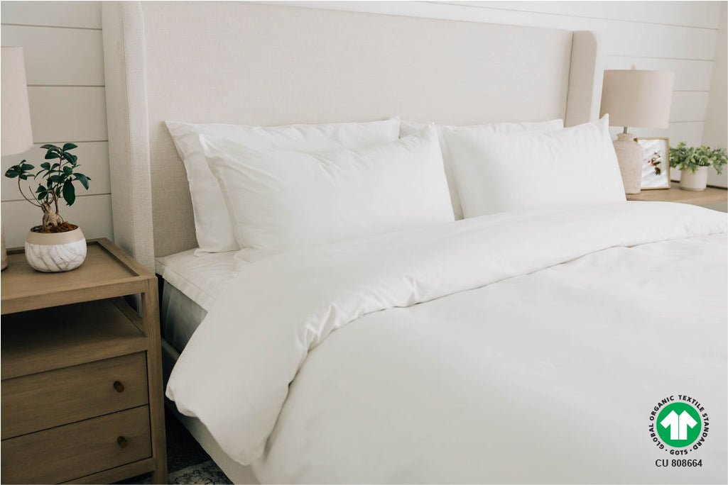 Organic Cotton ZipPure Zipper Sheet Set - Breathable & Hypoallergenic Bedding for Adults & Kids - Perfect for Easy Changing & Allergy Relief