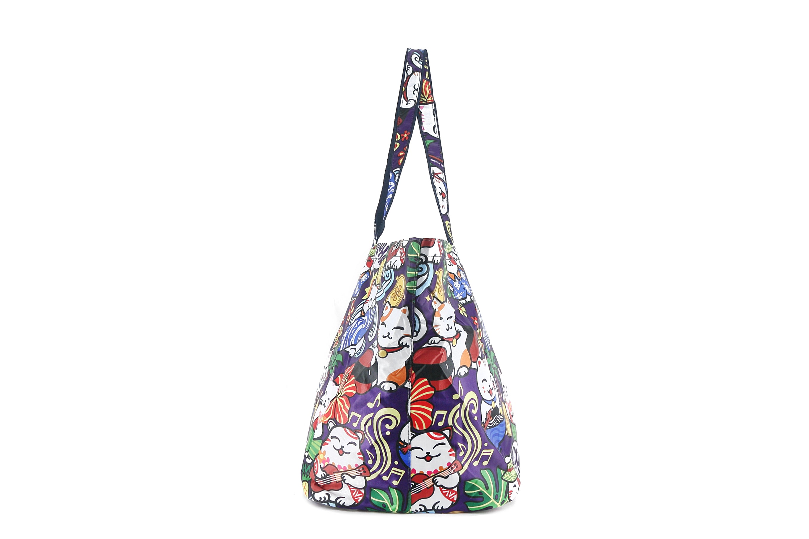 Premium Neko Purple Carry All Tote Bag - Stylish Large Capacity Shoulder Bag for Women, Work, Travel & Shopping | Trendy Fashion Accessory for Daily Use, Office Commute & Weekend Outings
