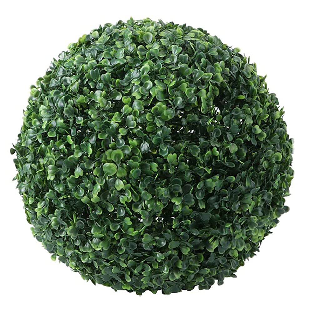 Artificial Boxwood Topiary Ball - 5.7-11.4 Inch Faux Plant Decorative Balls for Indoor & Outdoor Wedding & Home Decor | Realistic Greenery for Tables, Centerpieces & Garden Decor