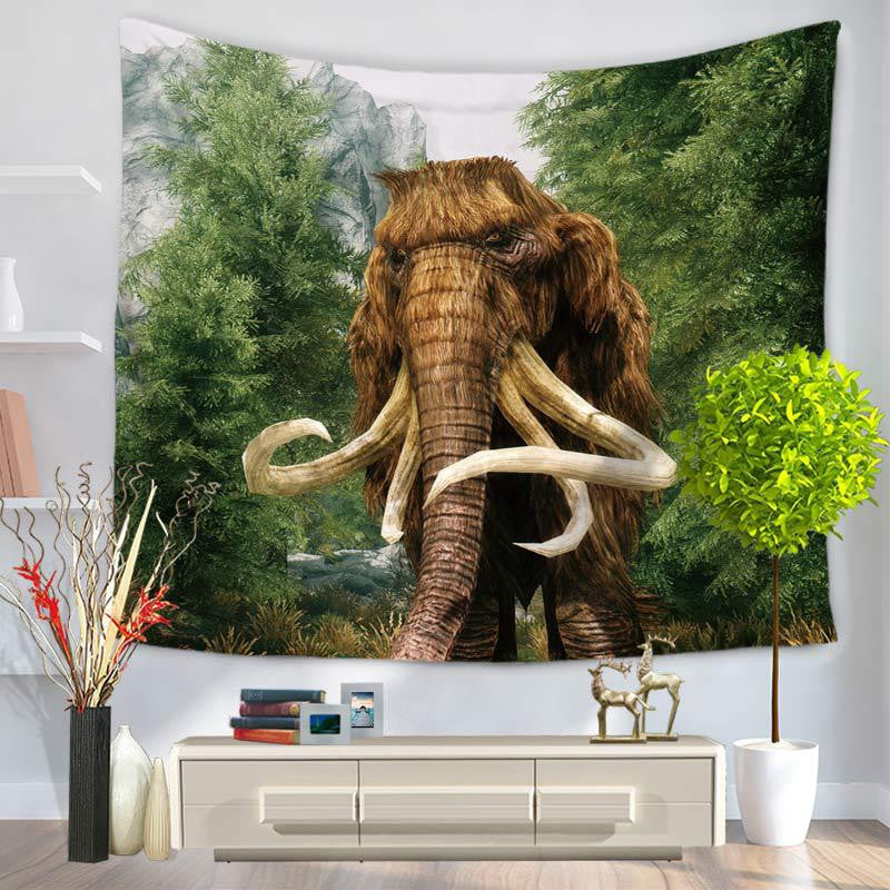 Animal Series Tapestry Wall Hanging - Sandy Beach Design Carpet GT1085 for Bedroom Decor, Living Room, Dorm & Home Aesthetics