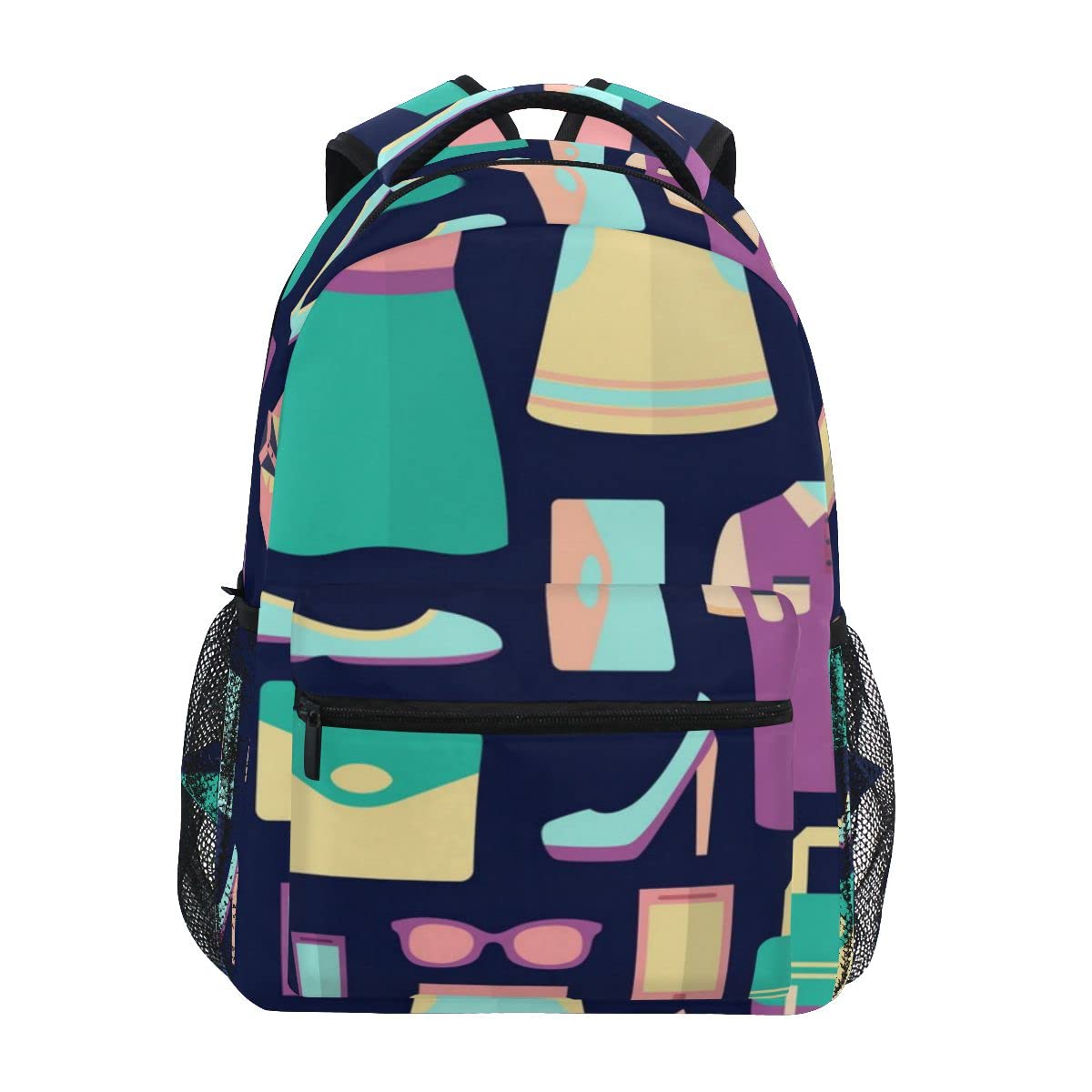 SAIAOS Large School Backpack with Name Tag - Lightweight Student Bookbag for College, Travel & Work - Fits 15.6 Inch Laptop - Perfect for School, Office & Daily Commute