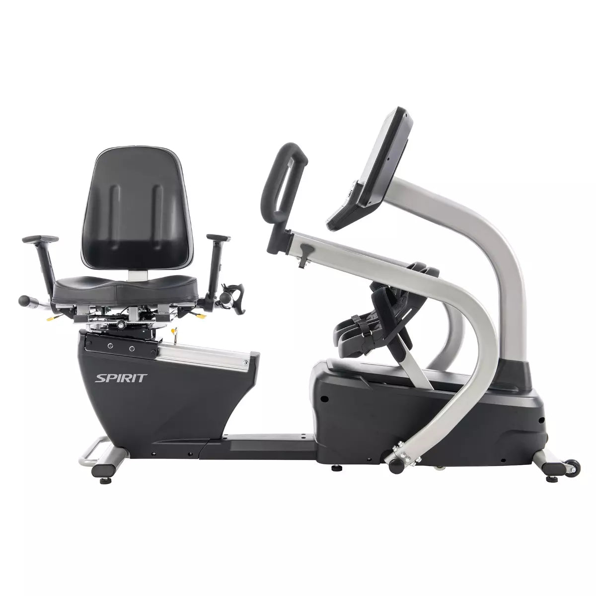 Spirit CRS800S Recumbent Stepper Exercise Bike - Low Impact Cardio Machine for Home Gym, Seniors & Physical Therapy - Compact Fitness Equipment for Small Spaces & Rehabilitation Workouts