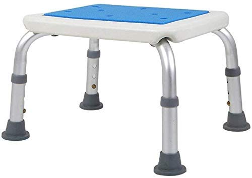 Adjustable Height Shower Stool - Non-Slip Bath Seat for Elderly & Disabled - Supports 300 lbs (136 kg) - Perfect for Safe Bathing, Showering & Spa Relaxation