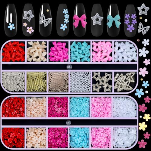 24 Grid Charms-white with glue