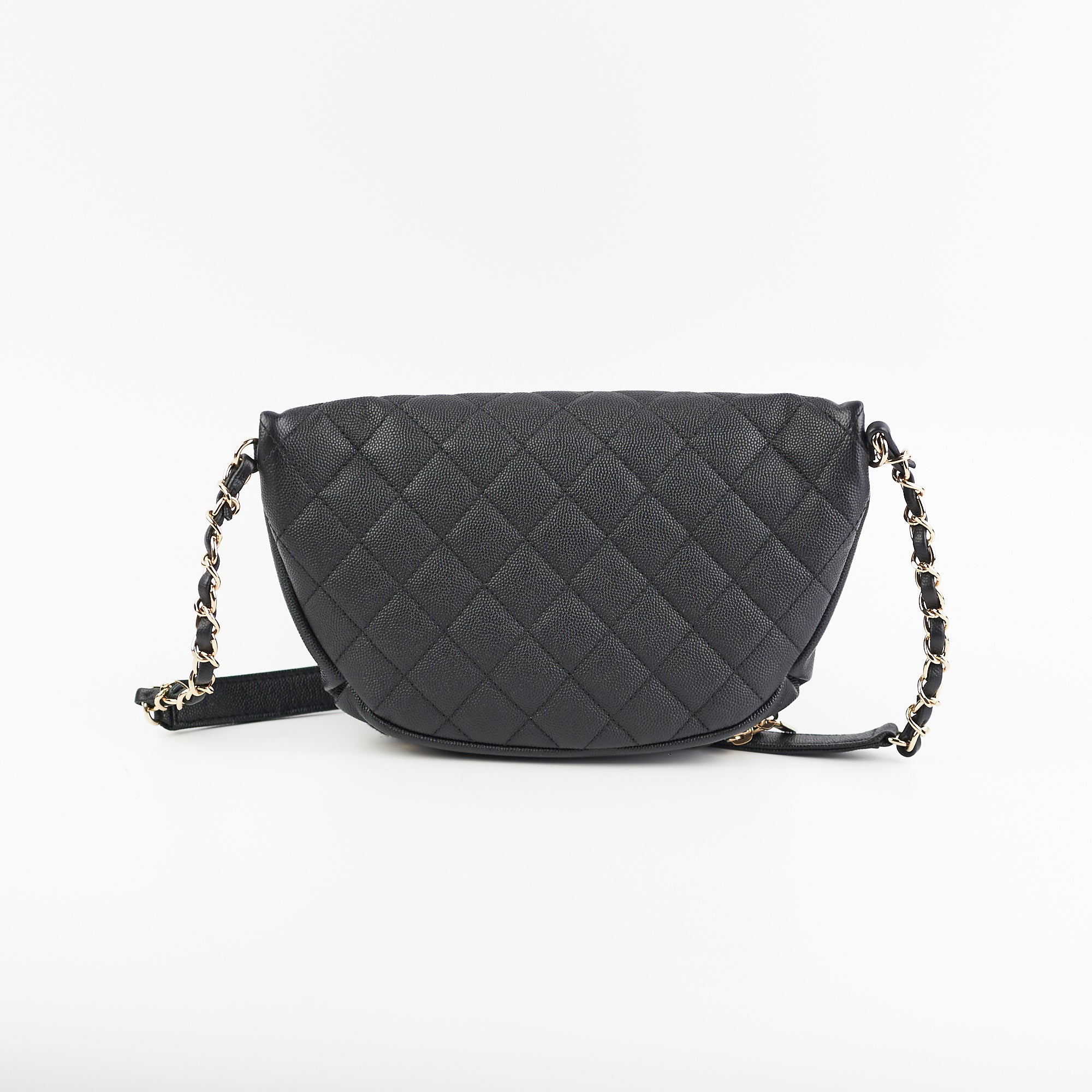 Chanel Caviar Quilted Business Affinity Waist Belt Bag Black - Luxury Crossbody Bag for Women, Perfect for Office, Travel & Evening Events