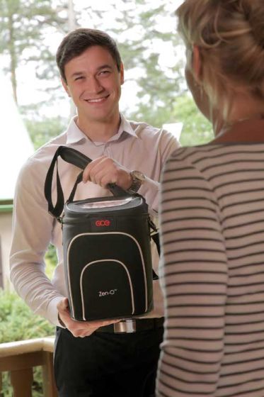 Zen o Portable Oxygen Concentrator - Lightweight & Quiet for Travel, Home Use - Perfect for COPD, Asthma & Sleep Apnea Relief