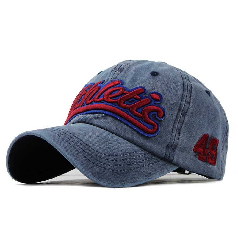 Custom Embroidered Athletic Baseball Cap for Men & Women - Breathable Adjustable Sports Hat for Running, Golf, and Outdoor Activities
