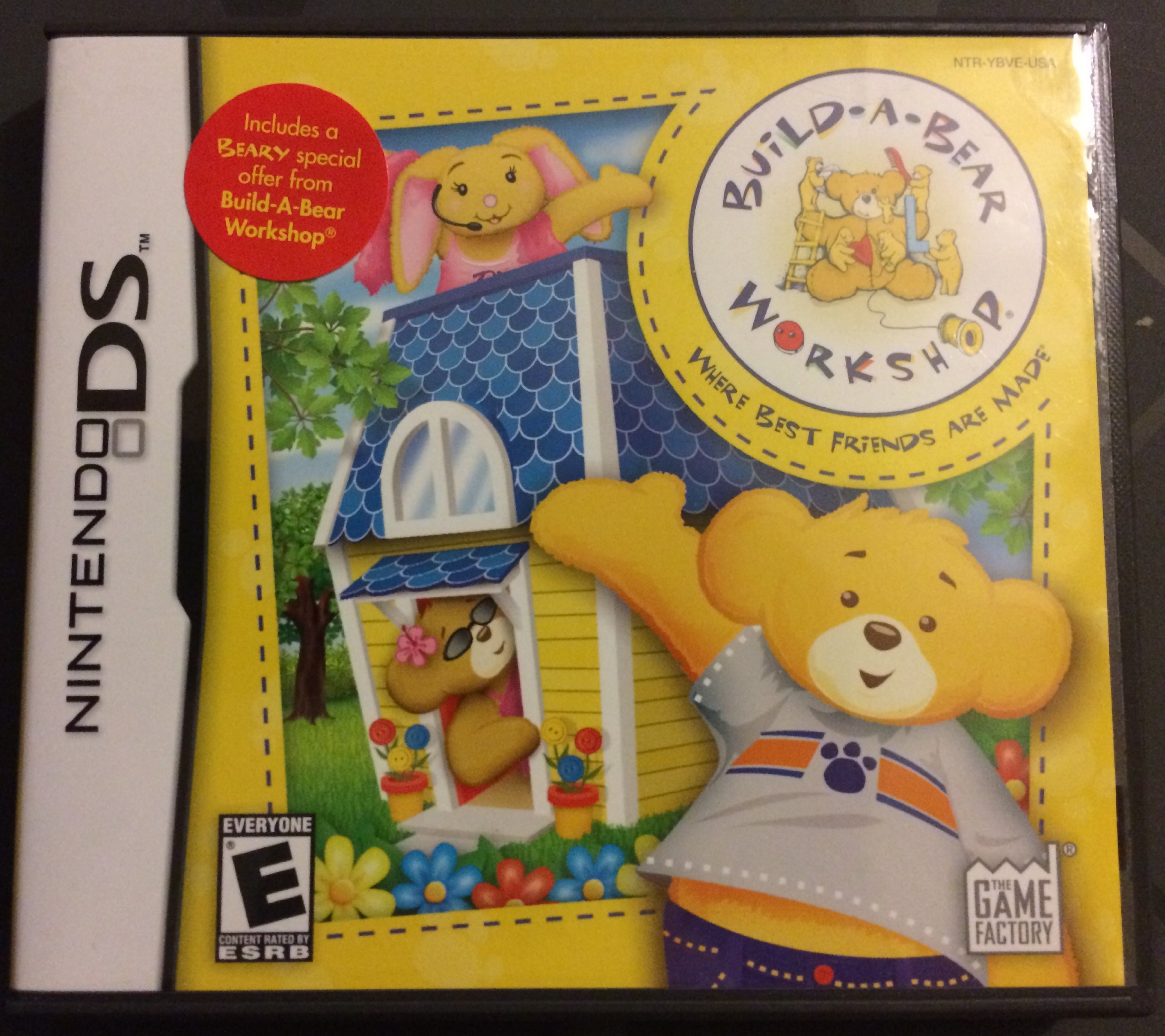 Build-A-Bear Workshop Custom Stuffed Animal - Nintendo DS Game Compatible for Kids | Perfect Gift for Birthdays & Holidays | Interactive Play & Collectible Fun