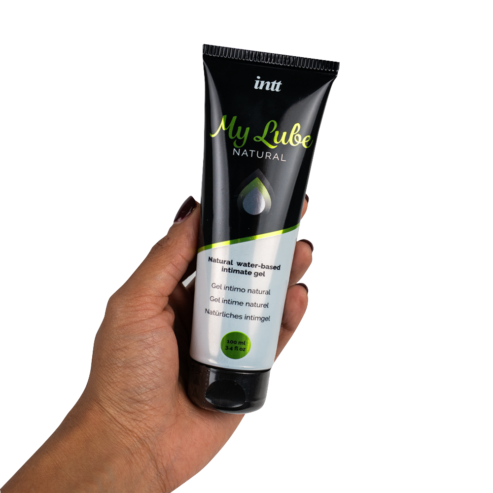 Intt My Lube Natural Water Based Personal Lubricant Gel - Long Lasting & Hypoallergenic for Enhanced Intimacy & Sensual Massage