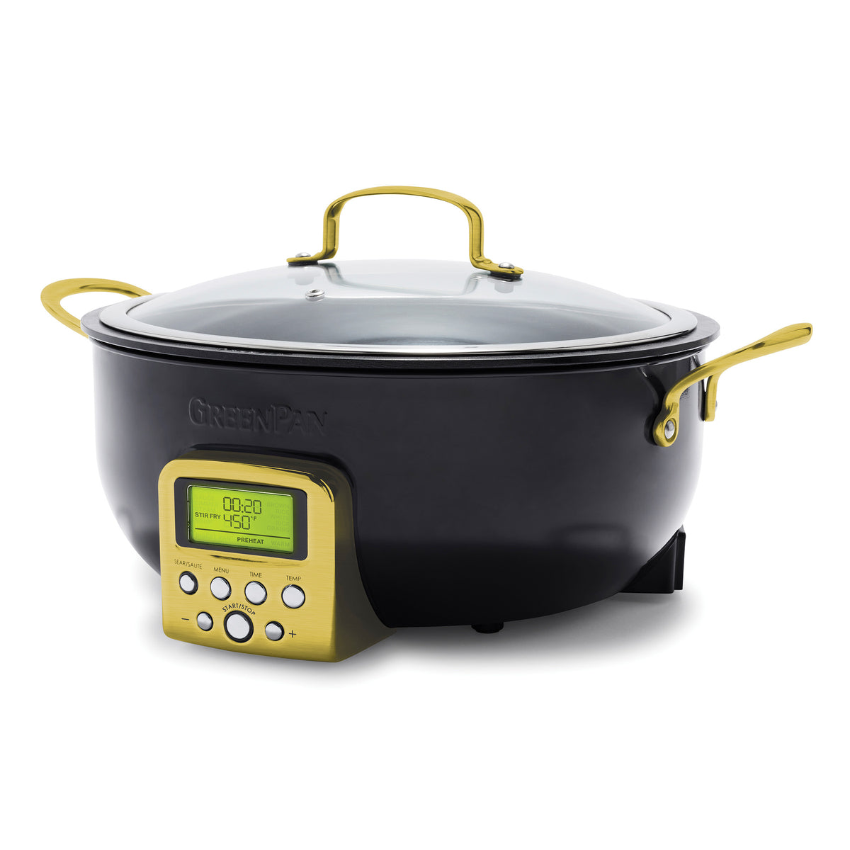 Multifunctional Deep Electric Skillet - 12-Inch Nonstick Frying Pan with Adjustable Temperature Control for Cooking, Frying, Searing - Perfect for Home Kitchen, Camping & Dorm Use