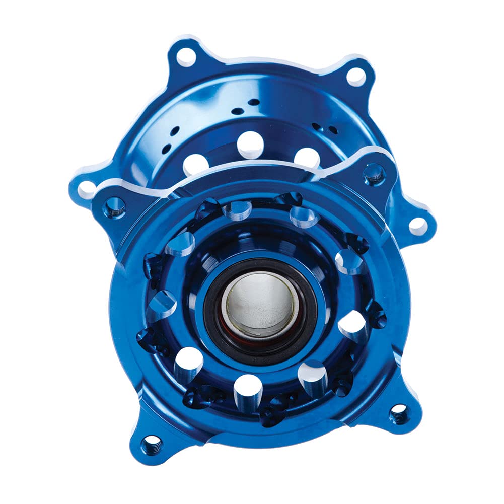 Tusk Impact Motorcycle Rear Hub - Heavy Duty Blue Alloy Wheel Hub for Dirt Bikes & ATVs - Perfect for Off-Road Racing & Trail Riding