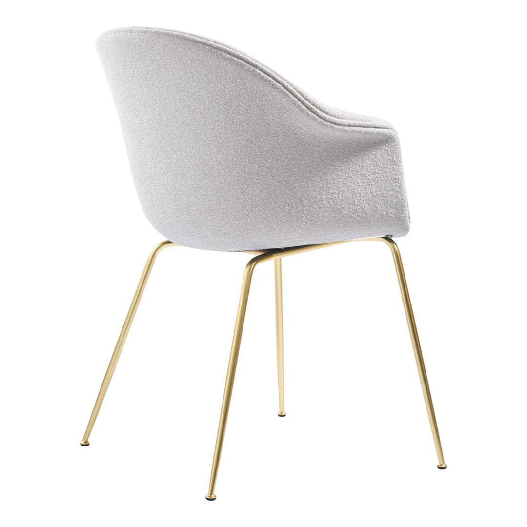 Bat Dining Chair with Conic Base - Fully Upholstered Modern Kitchen & Dining Room Furniture for Home Decor