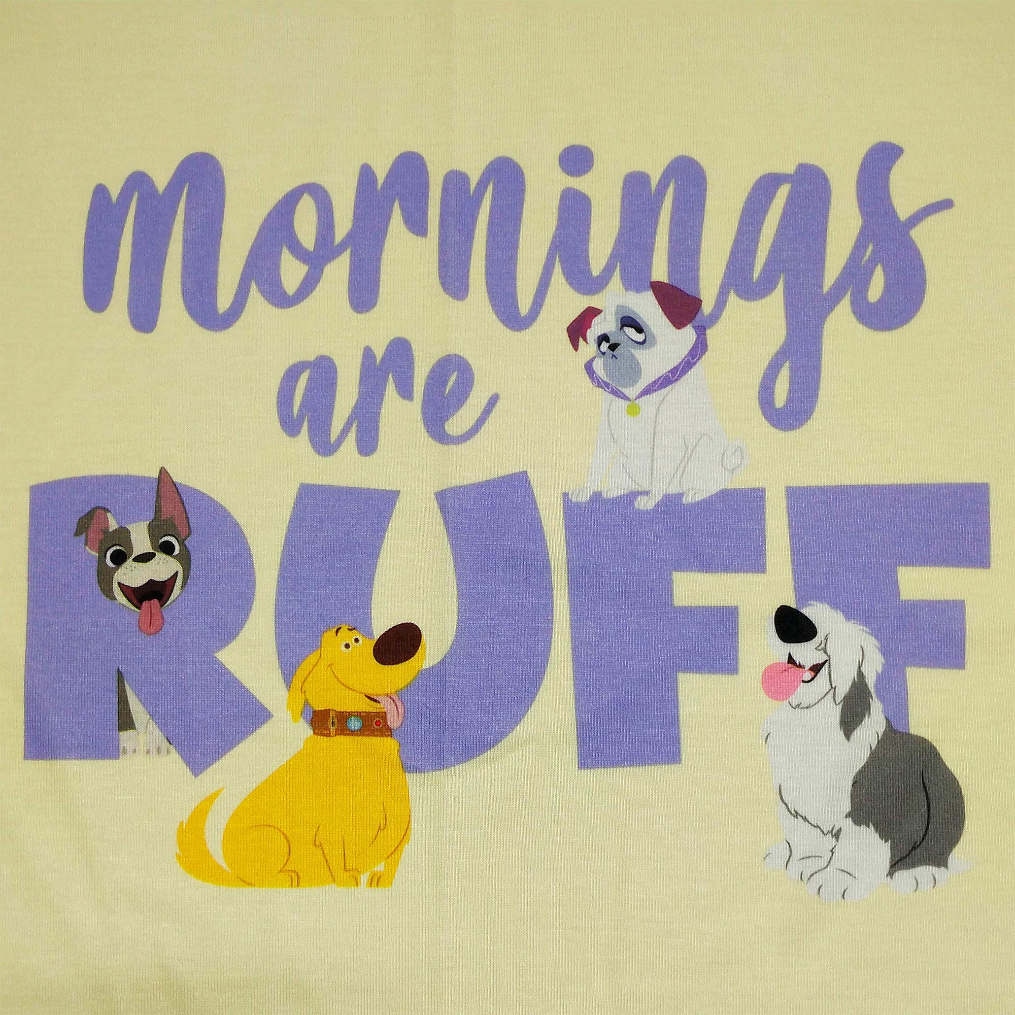 Disney Dogs Pajama Set for Girls - Soft Cotton Sleepwear, Size 2T | Cute Cartoon Print Pajamas for Toddler Girls' Bedtime & Sleepovers