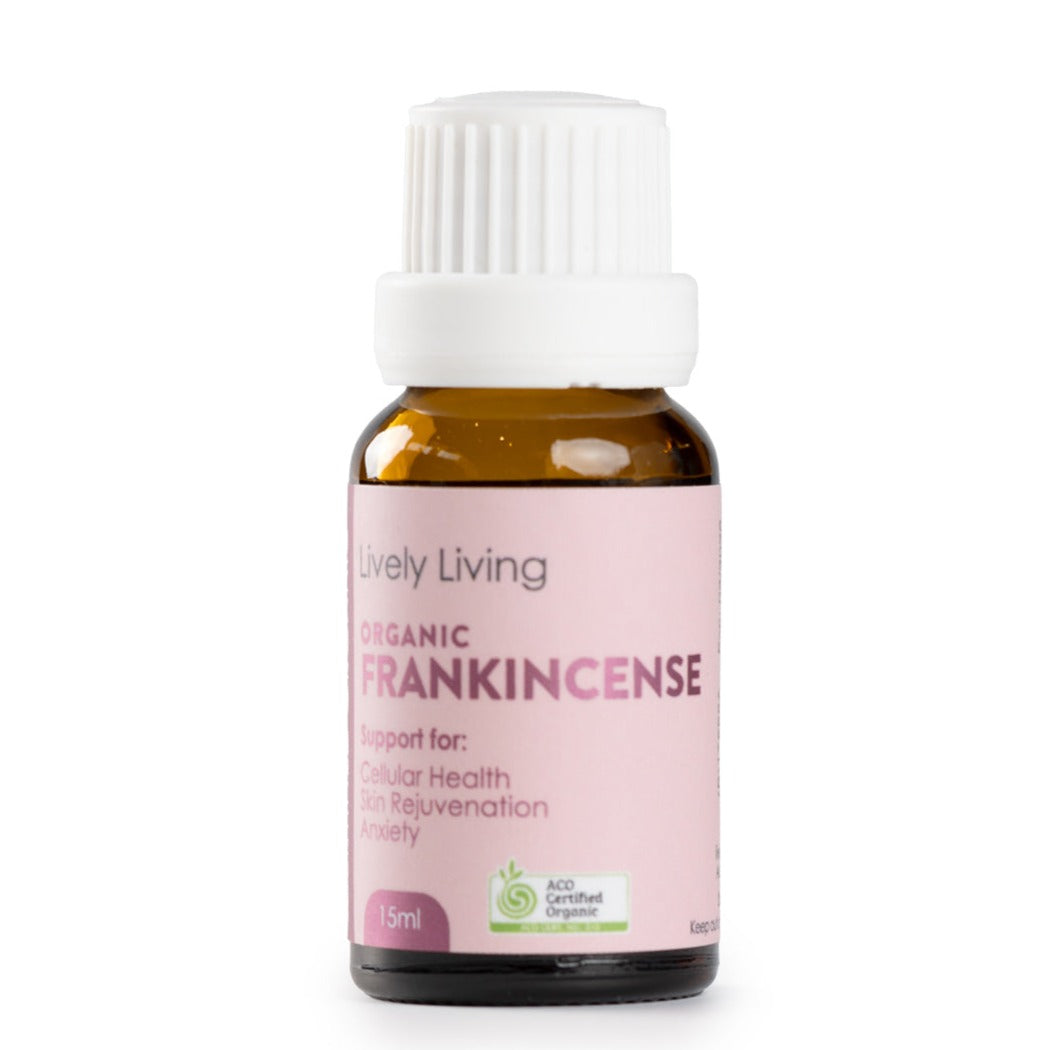 Organic Frankincense Essential Oil 15ml - Pure Therapeutic Grade for Aromatherapy, Meditation & Skin Care