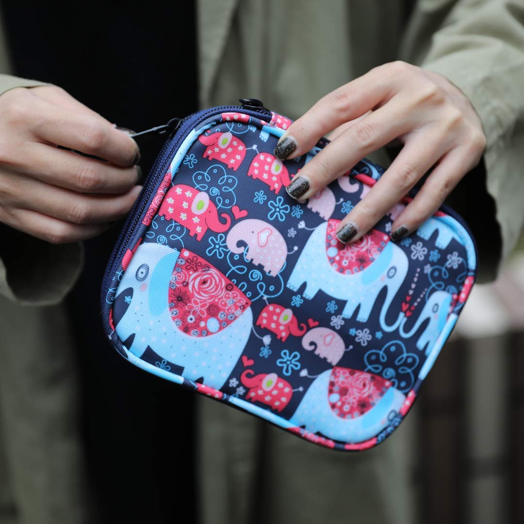 Crochet Hook Case with Zipper Pockets - Organize Knitting Needles & Tools for Crafting