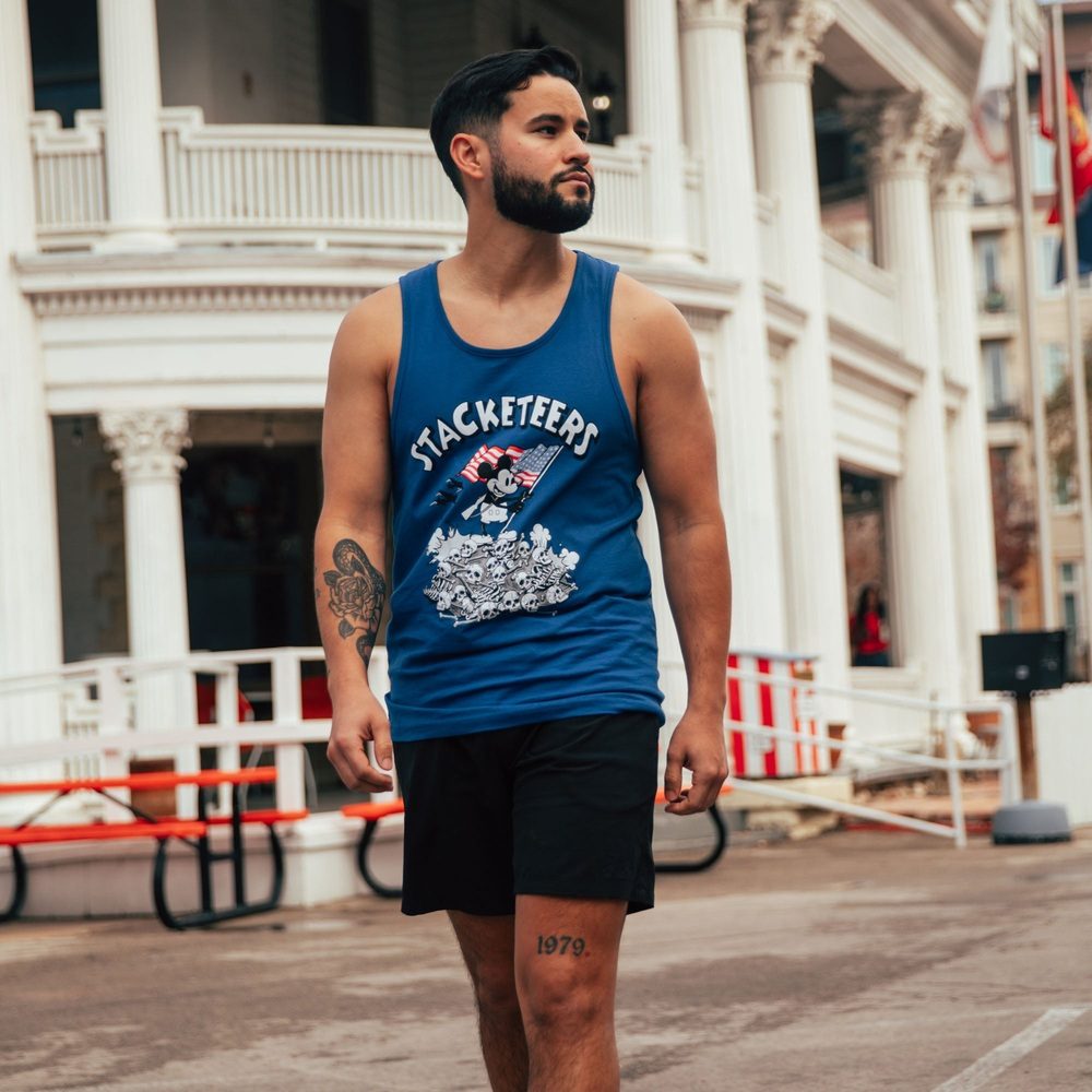 Stacketeers Women's Royal Blue Tank Top - Soft Breathable Casual Wear for Gym, Yoga & Everyday Outfits