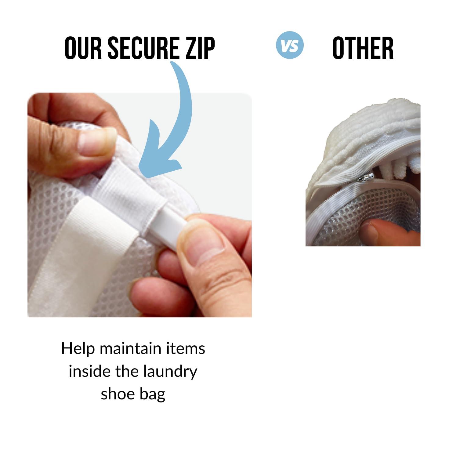 Reusable Mesh Shoe Washing Bag for Sports Shoes - Eliminate Odor & Protect Clothes in Washing Machine | Perfect for Sneakers, Running Shoes & Laundry Protection