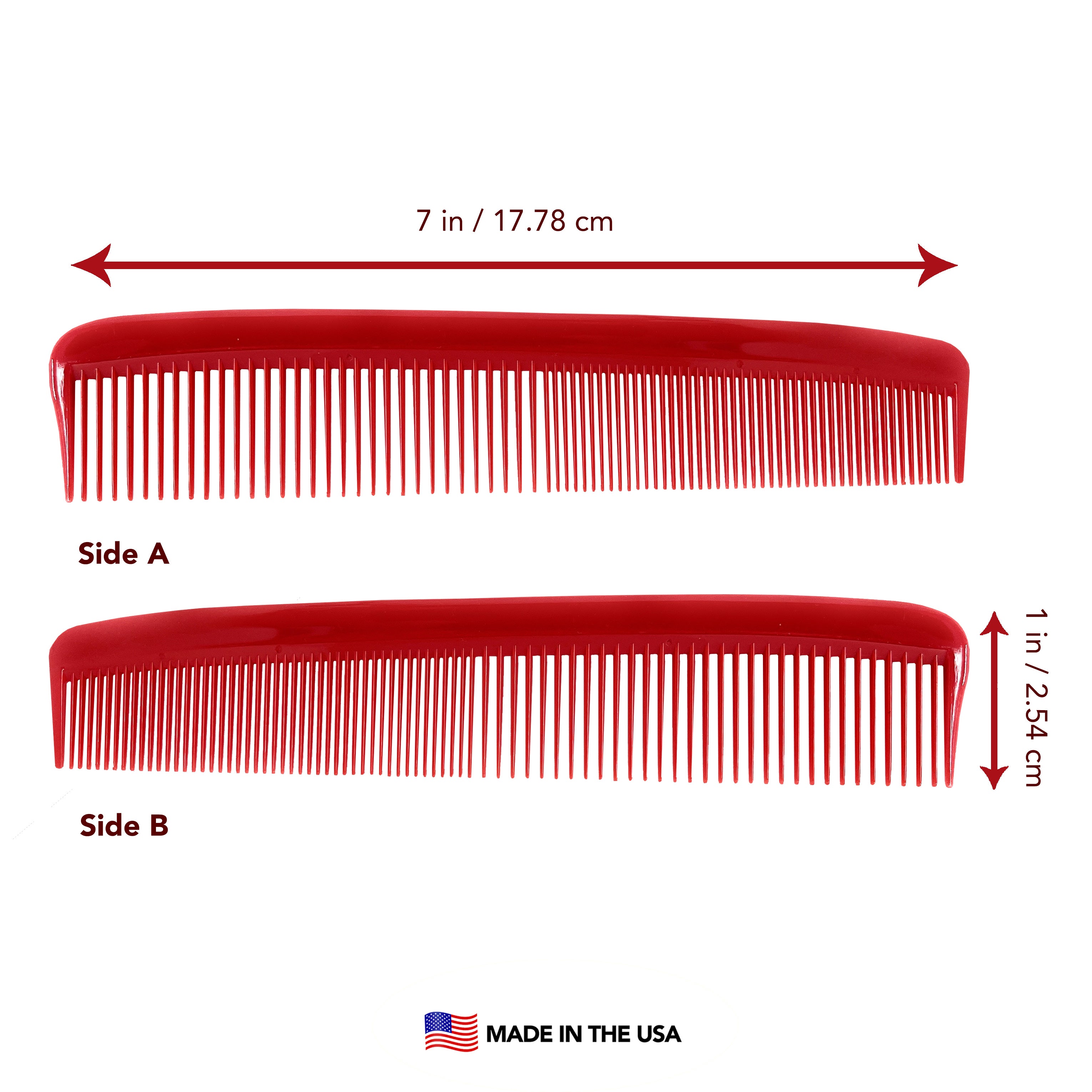 Professional Hair Cutting Comb Set - Wide & Fine Tooth Barber Comb for Styling, Cutting, Shampoo & Parting (1PC) - Perfect for Salon, Home Haircuts & Styling Tools