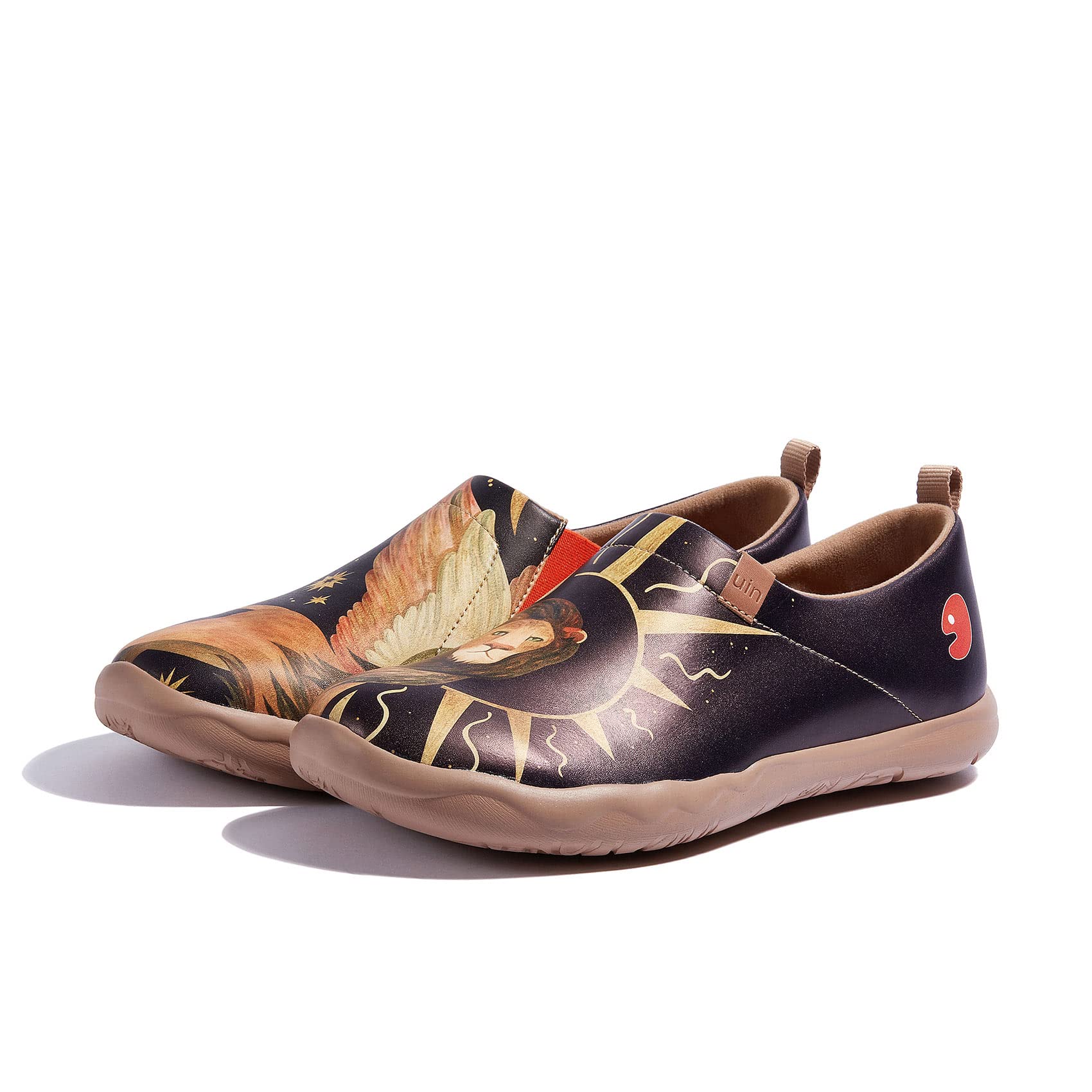 UIN Men's Slip-On Walking Shoes - Lightweight Travel Loafers with Microfiber Comfort for Casual Wear | Perfect for Travel, Work & Everyday Fashion Sneakers