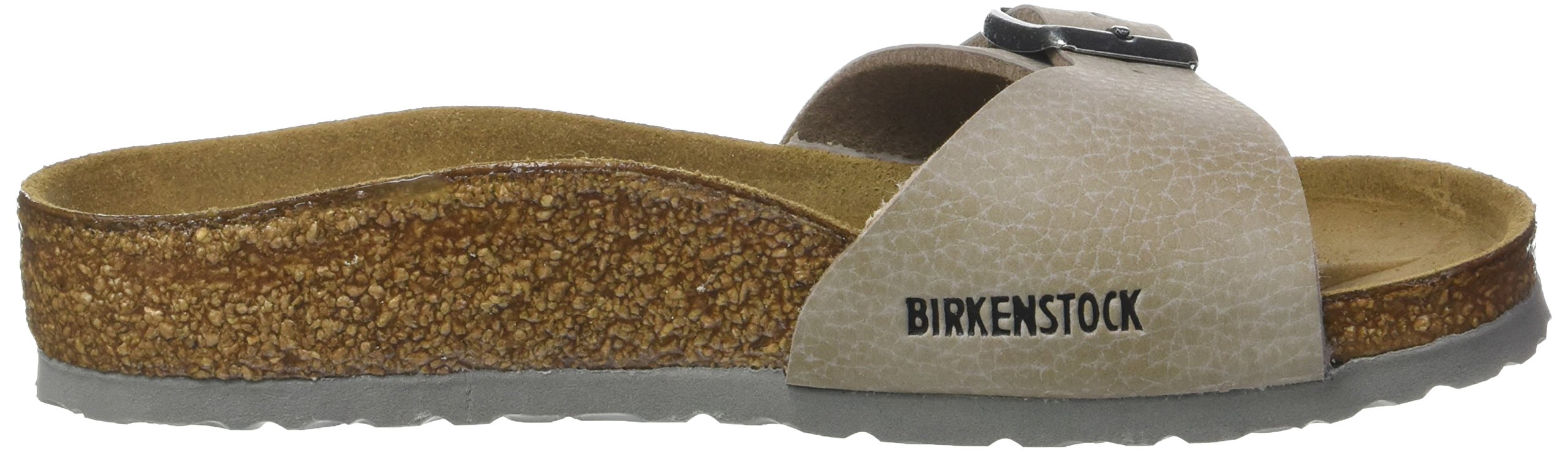 Birkenstock Girls' Mules Sandals - Beige Desert Soil Taupe Grey | Comfortable Slide Shoes for Kids | Perfect for School, Beach & Summer Outfits