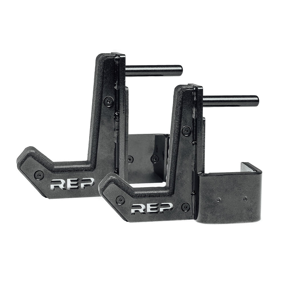 REP Fitness Flat Sandwich J-Cups 3.0 for PR-5000 Power Rack - Heavy Duty Weightlifting Equipment for Home Gym Strength Training