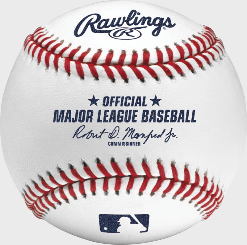 Rawlings Official Baseball - High-Quality Leather Baseball for Practice & Games | Perfect for MLB Training, Little League, and Backyard Play