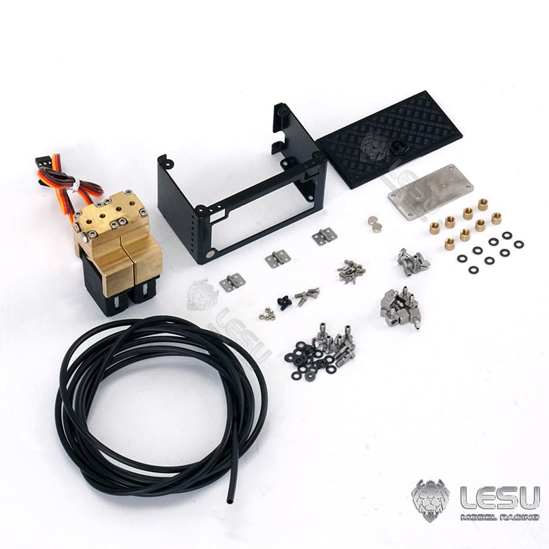 LESU Tool Box Reversing Valve Oil Pipe Set for Z0031 1/14 Scale Remote Control Crane Hydraulic Truck RC Dumper TGS Model - Perfect for RC Construction Vehicle Enthusiasts & DIY Hydraulic System Projects