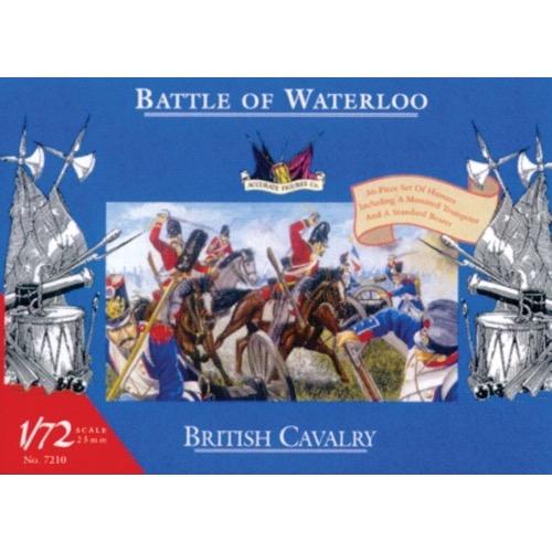 1/72 Scale British Cavalry Battle of Waterloo Plastic Model Kit - Accurate Historical Military Figures for Wargaming & Collectors | Airfix 7210 | Perfect for Dioramas, War Games & Historical Displays