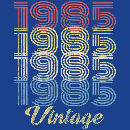 Vintage 1985 Retro 40th Birthday Gift T-Shirt for Men - Funny 1980s Themed Birthday Present - Perfect for 40th Birthday Parties & Milestone Celebrations