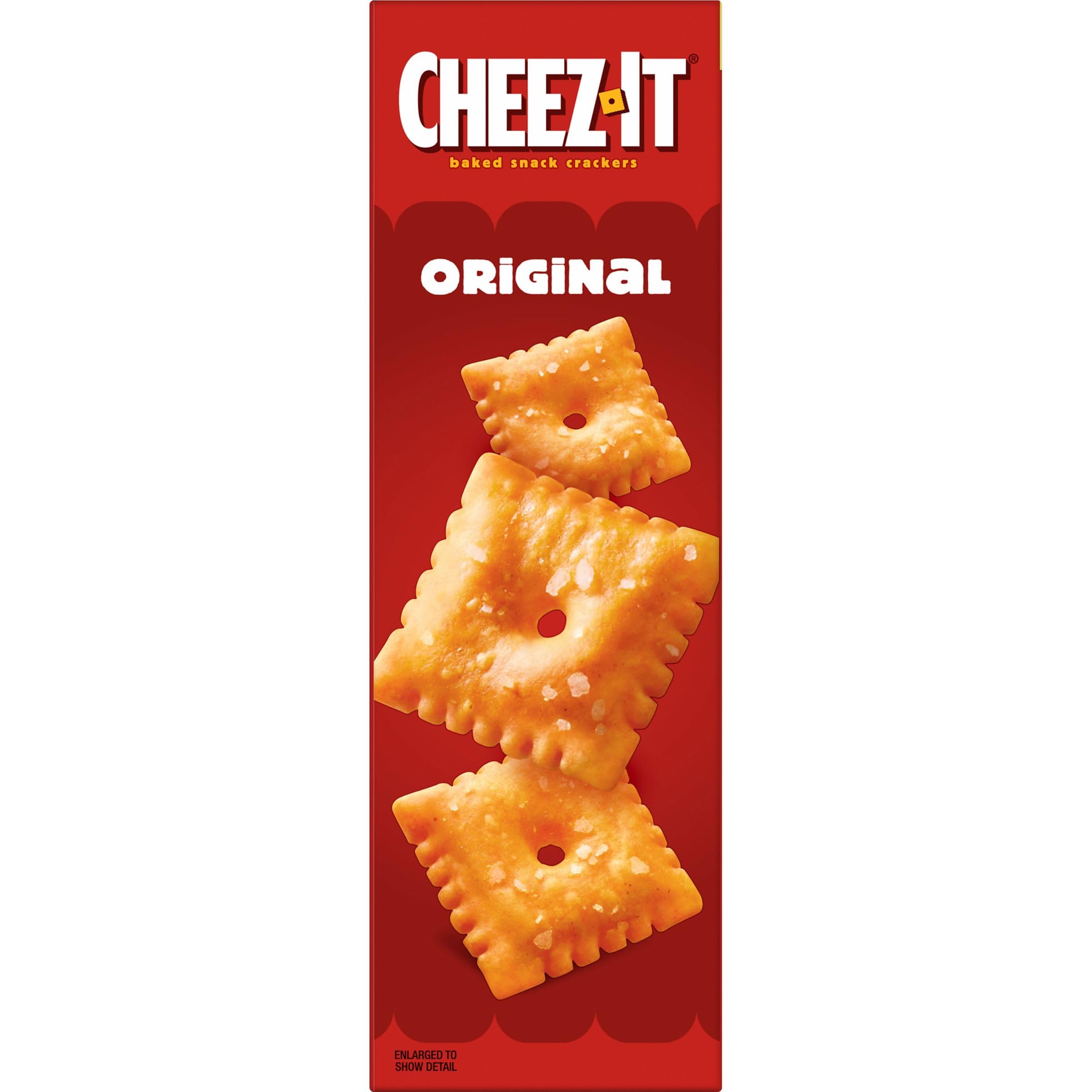 Cheez-It Original Baked Cheese Crackers - Family Size 21oz Box (Pack of 1) | Perfect for School Lunches, Office Snacks & Party Platters