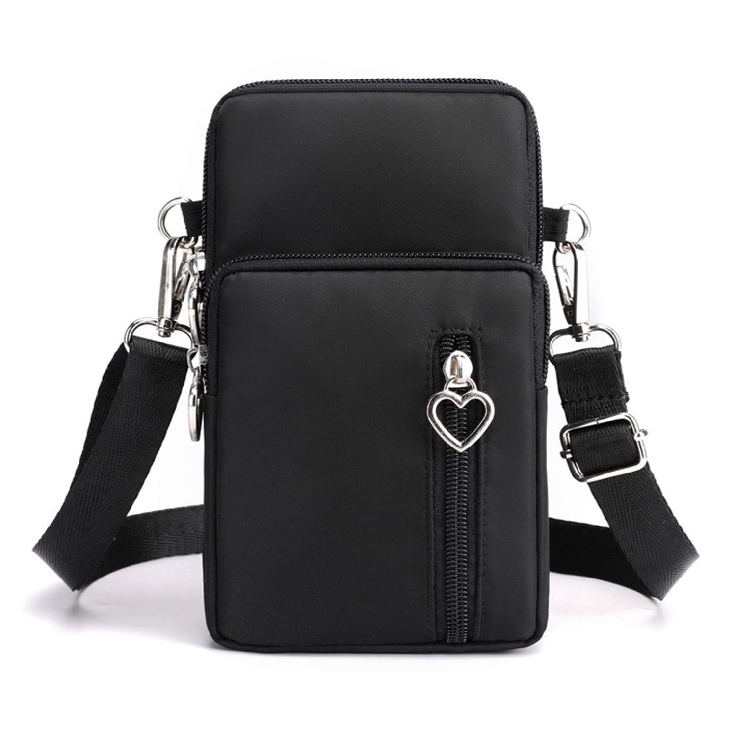WITERY Waterproof Nylon Crossbody Phone Purse for Women - Cute Smartphone Wallet Bag with Adjustable Strap, Perfect for Travel, Shopping & Daily Use