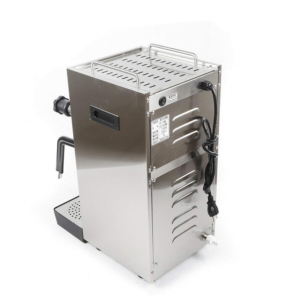 2500W 8L /2.1 Gal Commercial Stainless Steel Milk Frother for Espresso, Coffee, Tea - Perfect for Coffee Shops, Dessert Cafes & Hotels (US Stock) | Fast Milk Frothing & Steaming for Lattes, Cappuccinos & Hot Chocolate