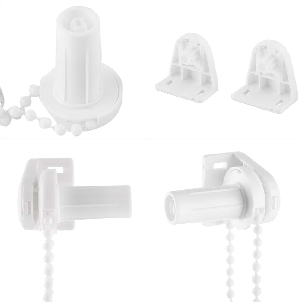 17mm Roller Blind Repair Kit - Clutch, Bracket, Side Pulley & Chain Replacement Parts for Window Shades | Easy DIY Installation for Home Window Treatments & Blinds Maintenance