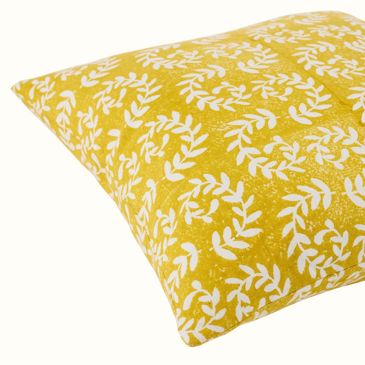 Hand Block Printed Ashdown Cushion Cover - 100% Cotton Eco-Friendly Home Decor - Perfect for Sofa, Bed, Living Room & Nursery Decor