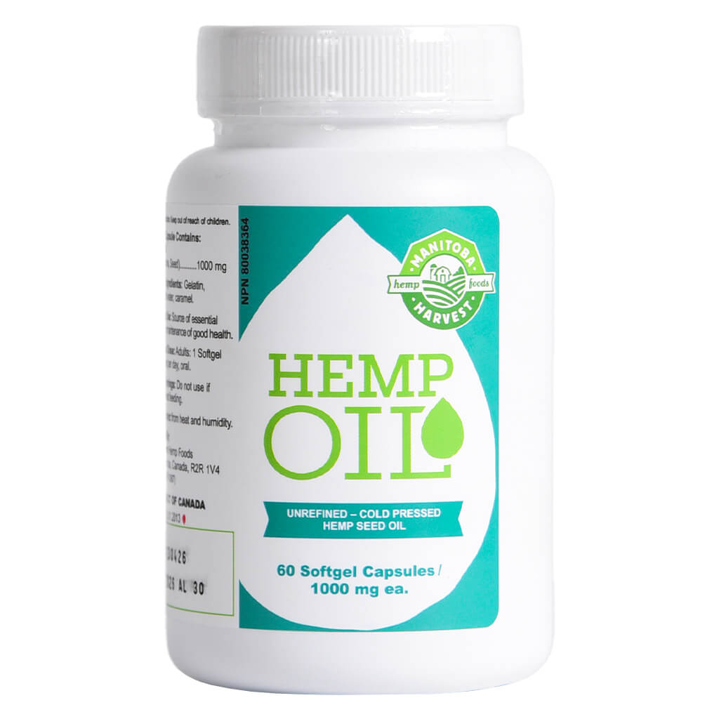 Organic Hemp Seed Oil 60 Softgels - Cold Pressed, Rich in Omega 3 6 9 - Supports Heart Health, Skin & Hair Care - Perfect for Daily Wellness Routine & Natural Supplement Regimen