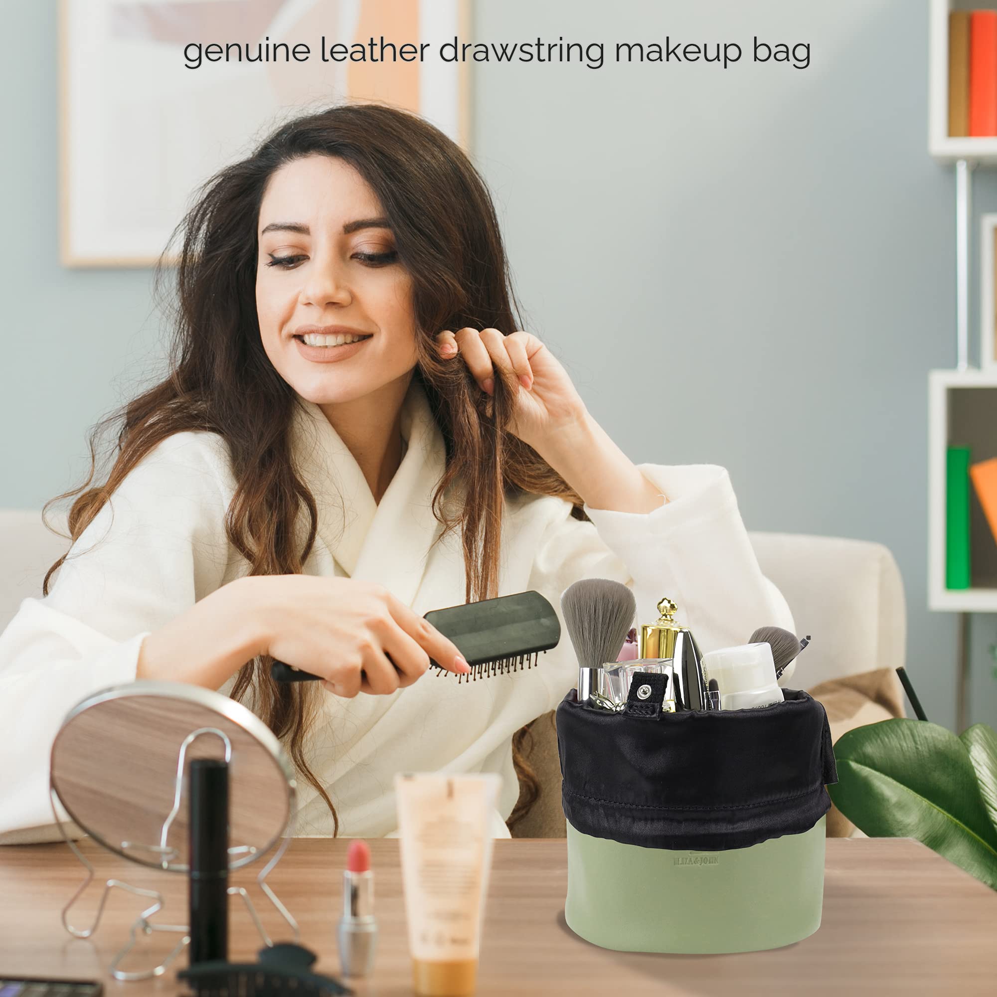 Large Makeup Bag for Women - Waterproof Cosmetic Organizer Travel Case with Multiple Pockets, Skincare & Toiletry Storage - Perfect for Travel, Gym, Home & Office Organization