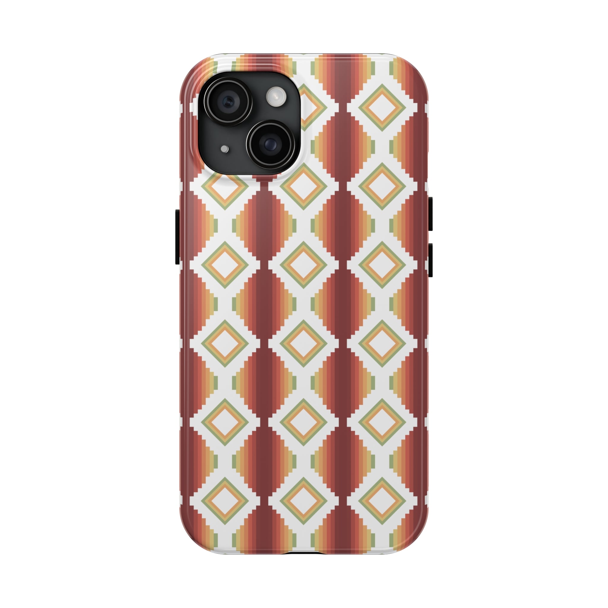 Durable Southwestern Rio Boho Hard Phone Case for iPhone & Samsung - Stylish Protection for Travel & Outdoor Adventures