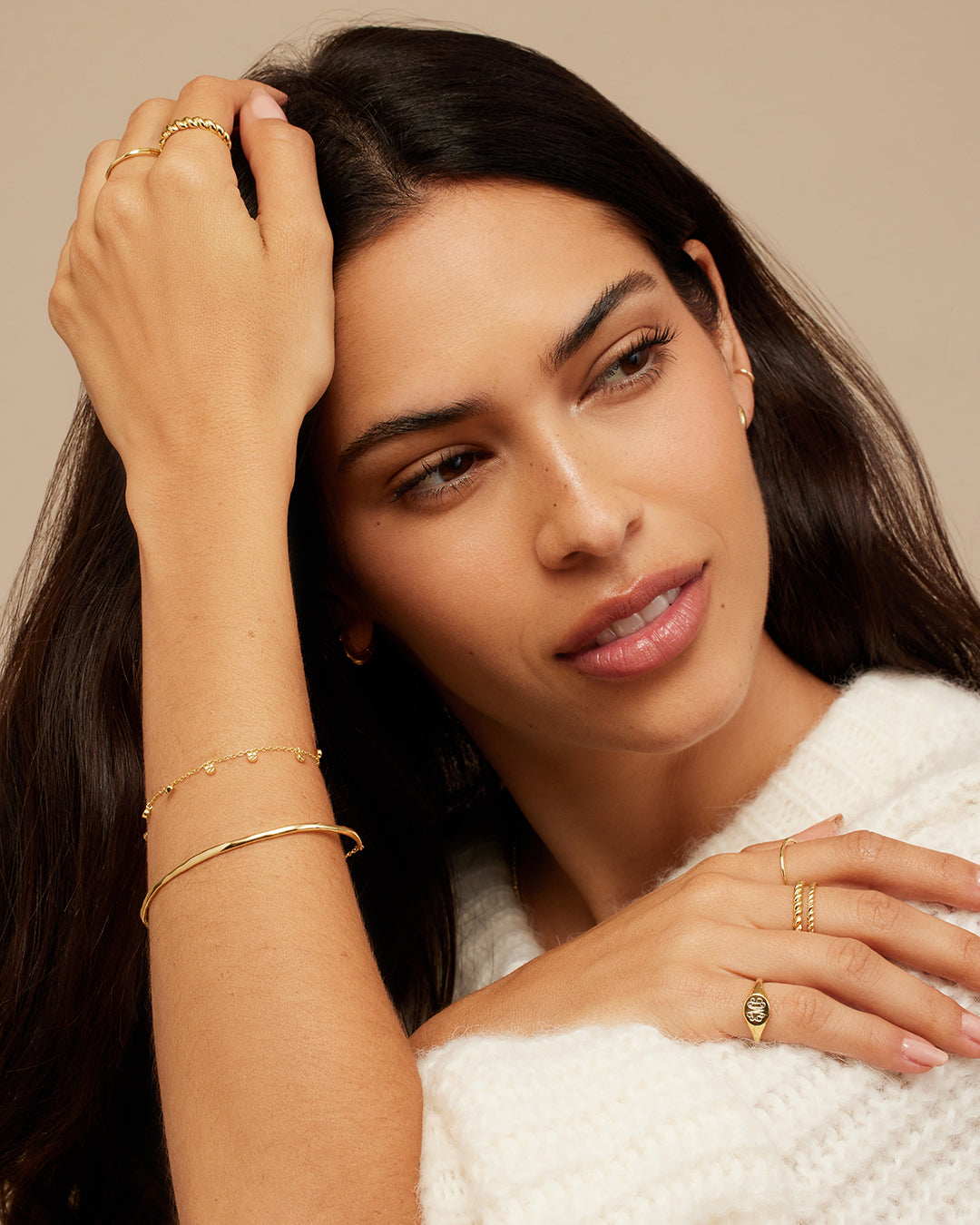 Taner Bar Bracelet for Women - Minimalist Gold & Silver Stackable Bracelets - Perfect for Everyday Wear, Gifts & Layering Jewelry
