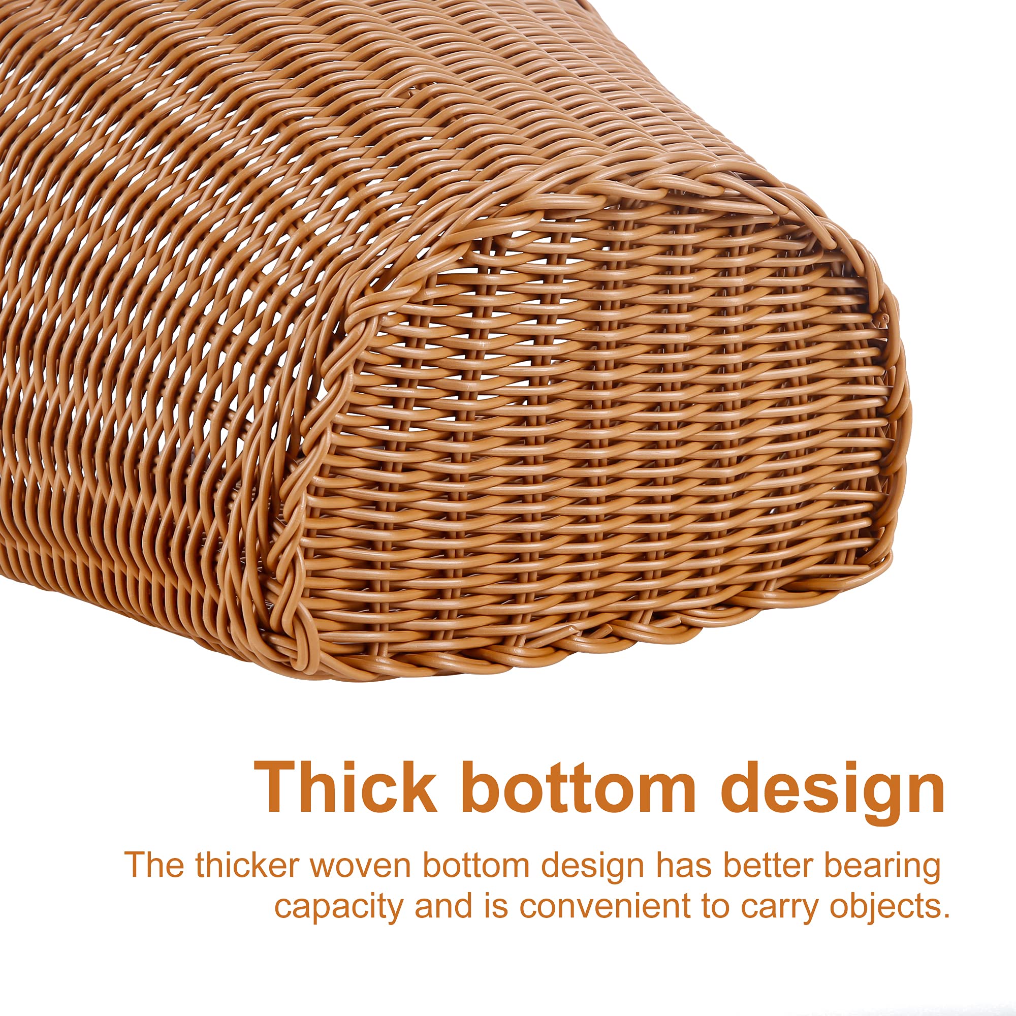 Adjustable Leather Strap Bike Basket - Woven Handlebar Storage for Bicycles | Perfect for Commuting, Groceries & Urban Cycling (Brown, Adult Size)