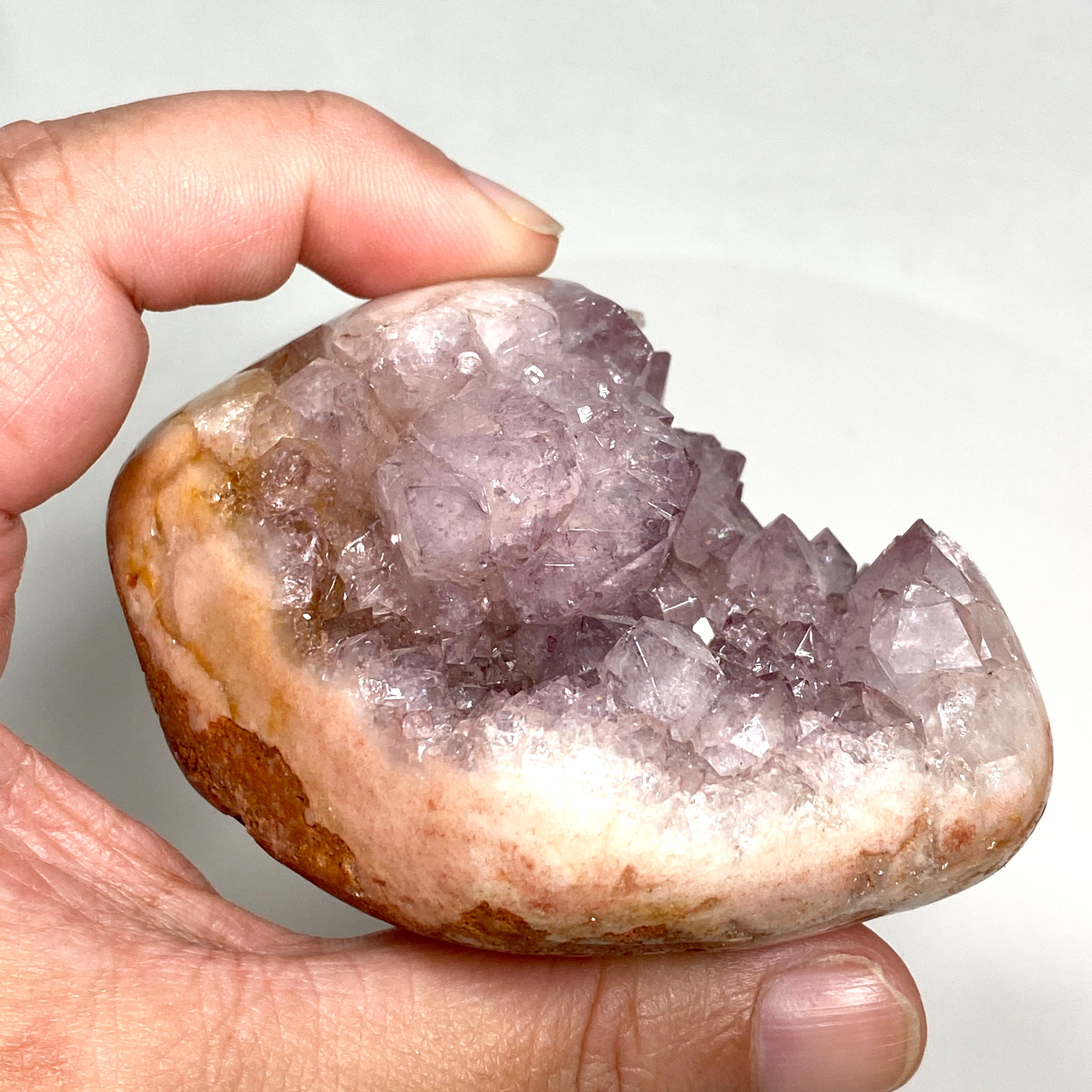 Natural Pink Amethyst Freeform Stone - Healing Crystal for Meditation, Yoga & Home Decor | PAF 06 | Spiritual Gift for Women & Men