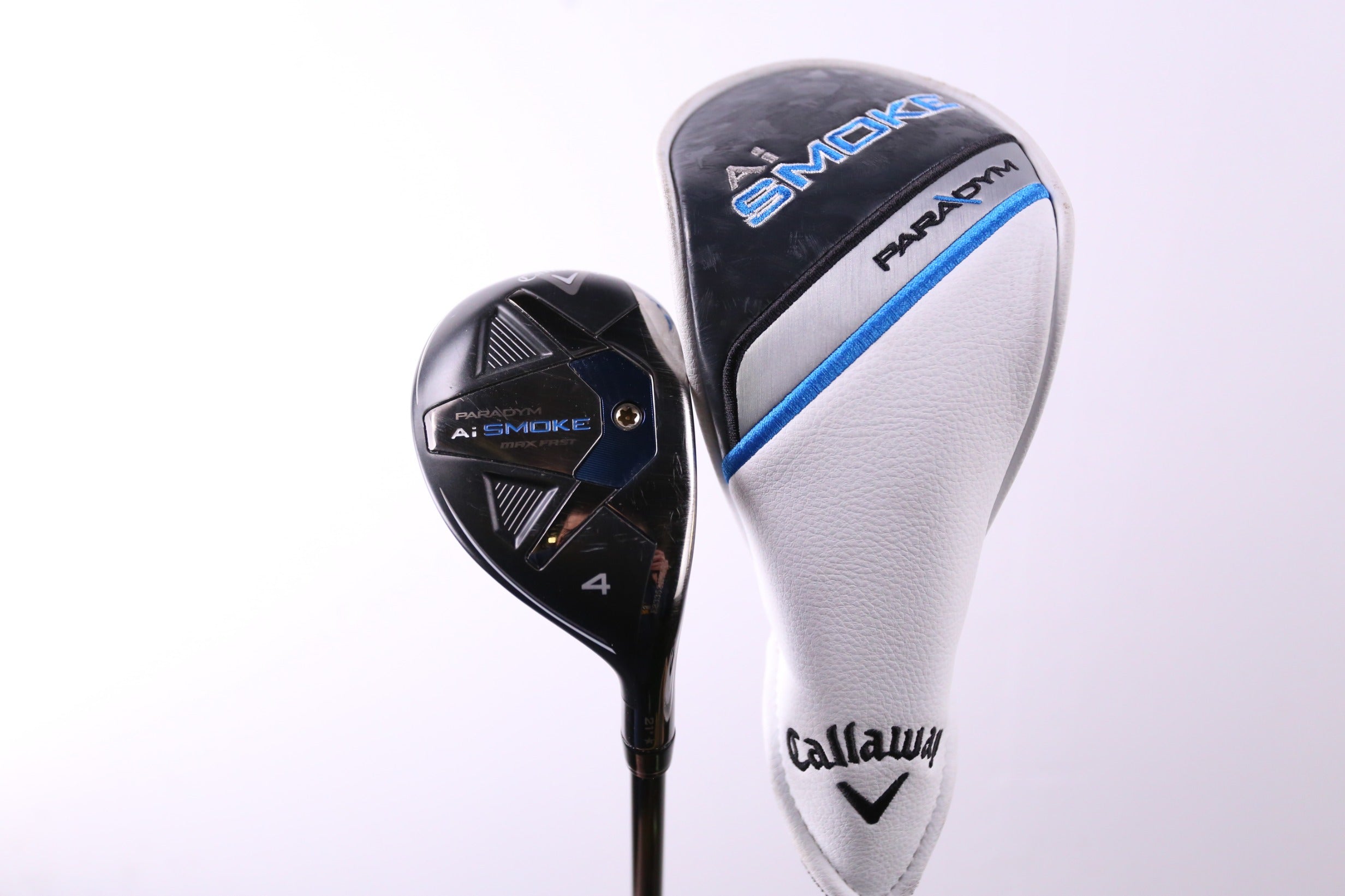 Used Callaway Paradym Ai Smoke MAX Fast 4H Hybrid Golf Club - Right Handed 21° Ladies Flex | Perfect for Women Golfers on the Course
