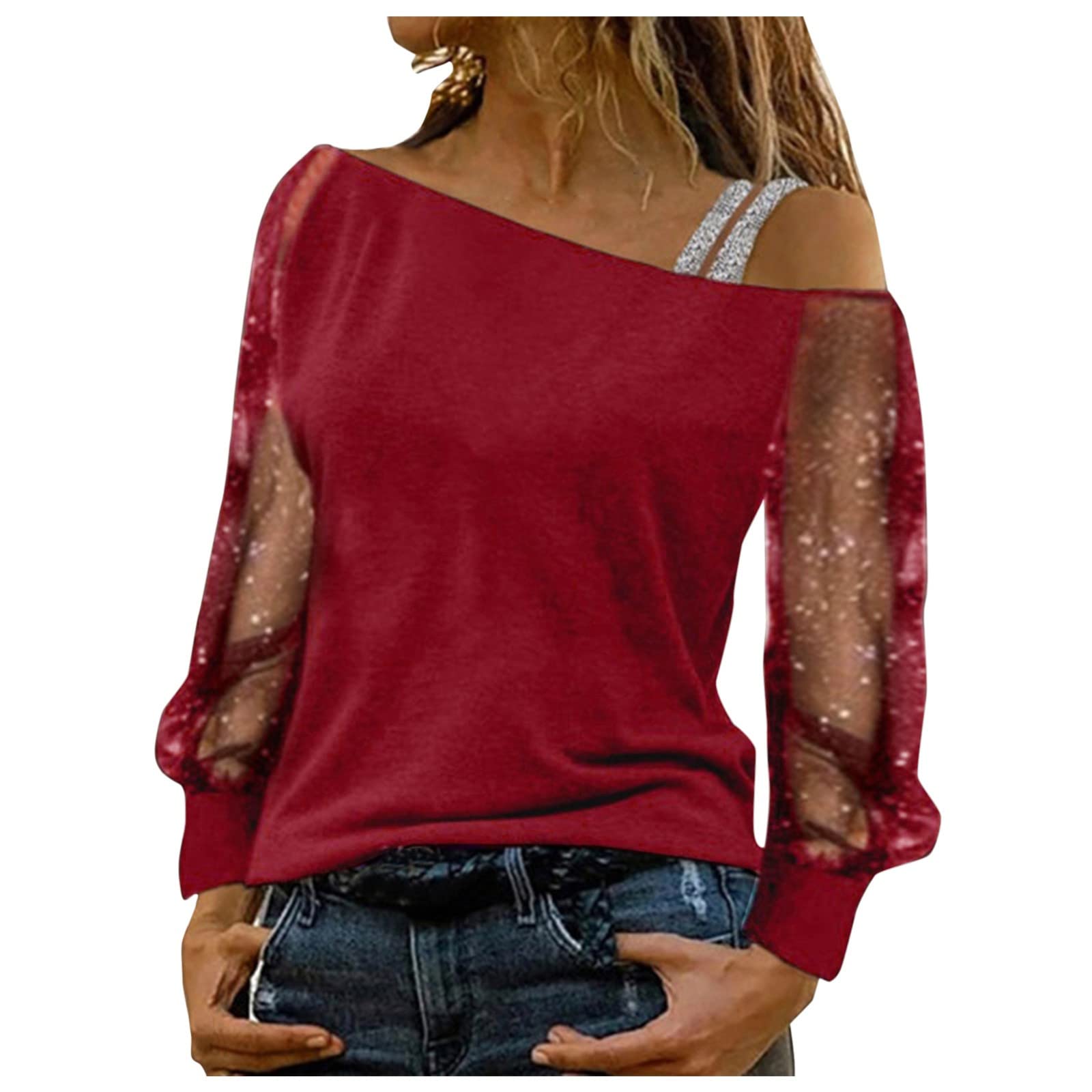 2024 Women's Workout Tops - Summer Fashion Tank Tops & Off Shoulder Blouses for Yoga, Gym & Casual Wear | Breathable Tunic T-Shirts