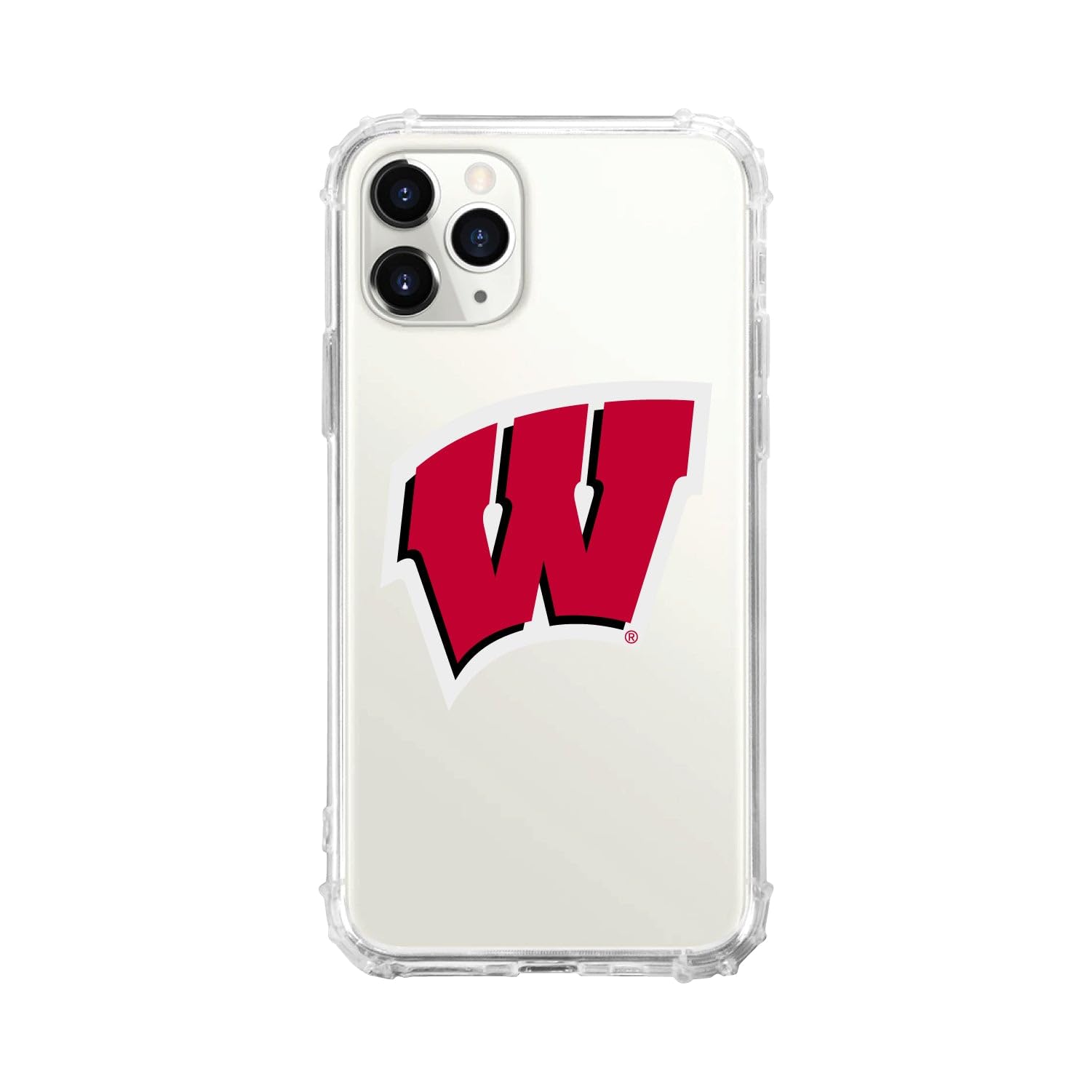 Durable OTM Essentials Phone Case with Tough Edge for iPhone 13 Pro Max - University of Wisconsin-Madison Badgers Design | Perfect for School, Travel & Everyday Protection