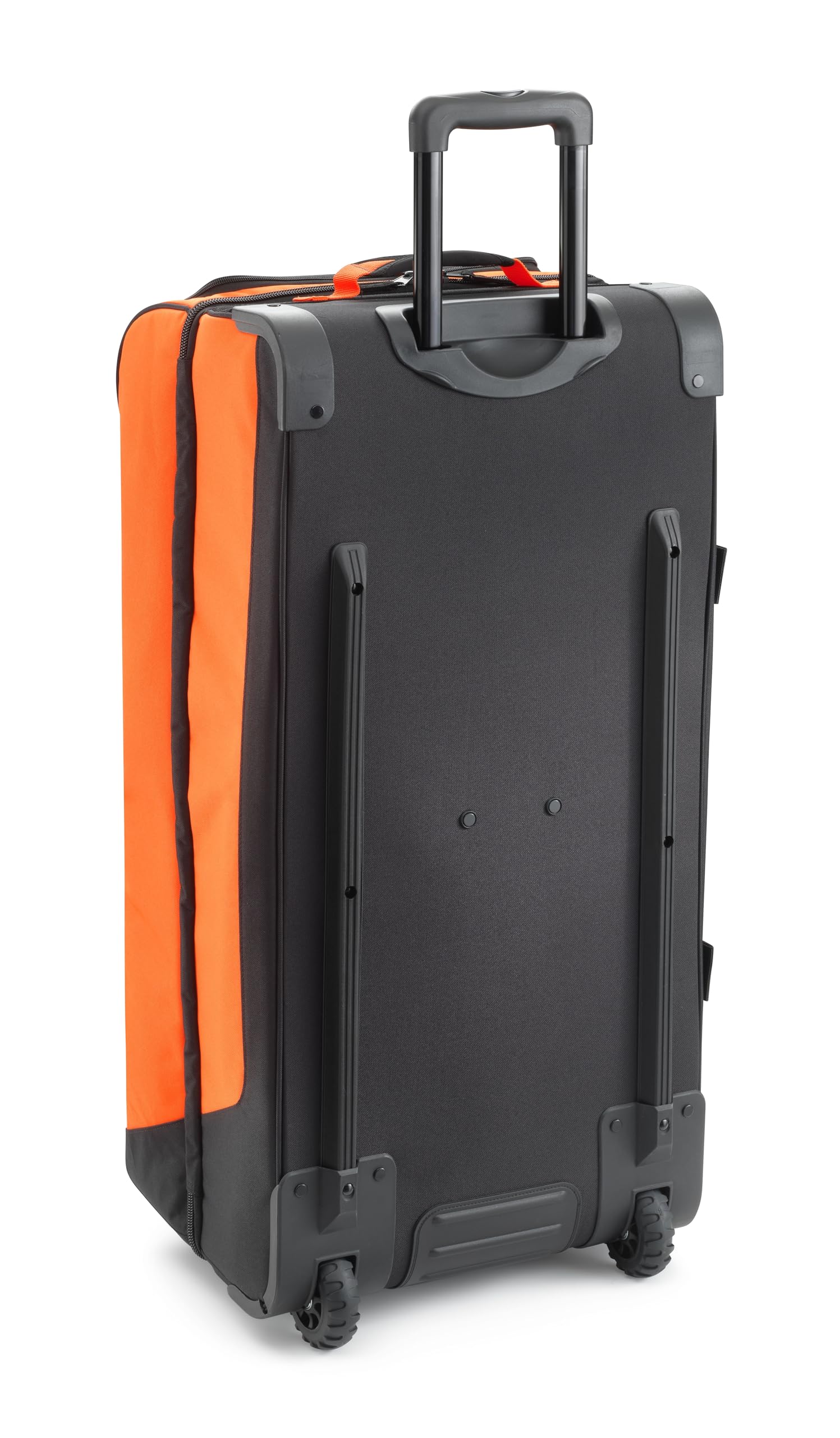 KTM Team Trucker Motorcycle Gear Rolling Bag by Ogio - Durable Motorcycle Luggage for Travel & Racing - Perfect for Motorcycle Tours, Track Days & Road Trips