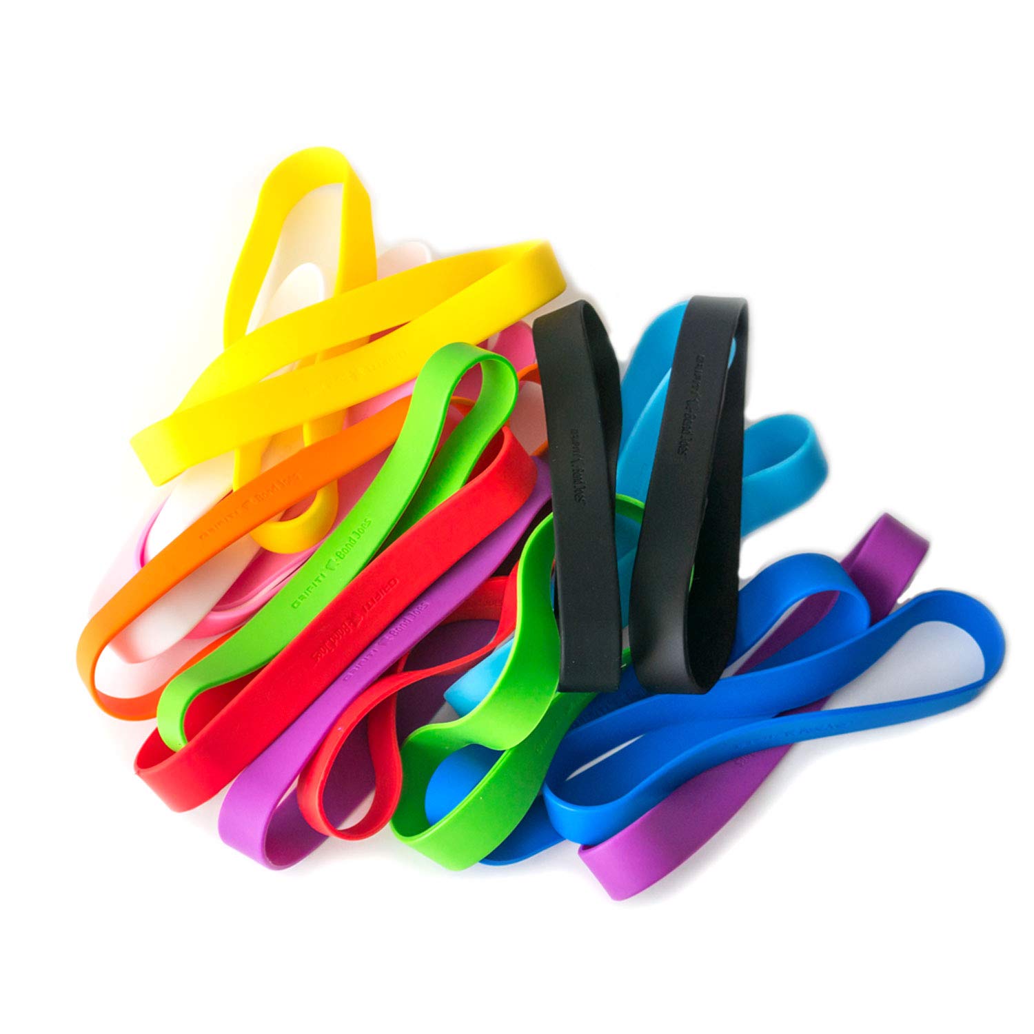 20 Pack Heavy Duty Silicone Rubber Bands - 9 x 0.75 Inch Extra Strong Elastic Bands for Books, Notebooks, Crab Traps, Arts & Crafts, Cooking, Wrapping, Exercise | Heat, Cold, UV & Chemical Resistant | Perfect for Office, Kitchen, Marine & Outdoor Use