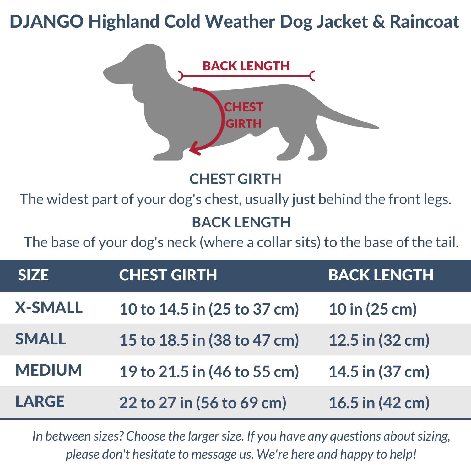 DJANGO Highland Waterproof Dog Jacket with Hood - Adjustable Lightweight Blue Coat for Small & Medium Dogs | Harness Hole, Cozy Lining & Back Pocket | Perfect for Outdoor Hiking, Winter Walks & Rainy Day Adventures (Medium, Blue)