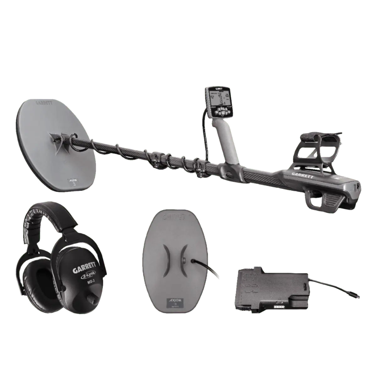 Garrett Axiom Gold Prospecting Metal Detector with Ultra Pulse Technology - Professional Metal Detector for Treasure Hunting, Gold Nuggets & Relics - Perfect for Outdoor Adventures, Beach & Field Exploration