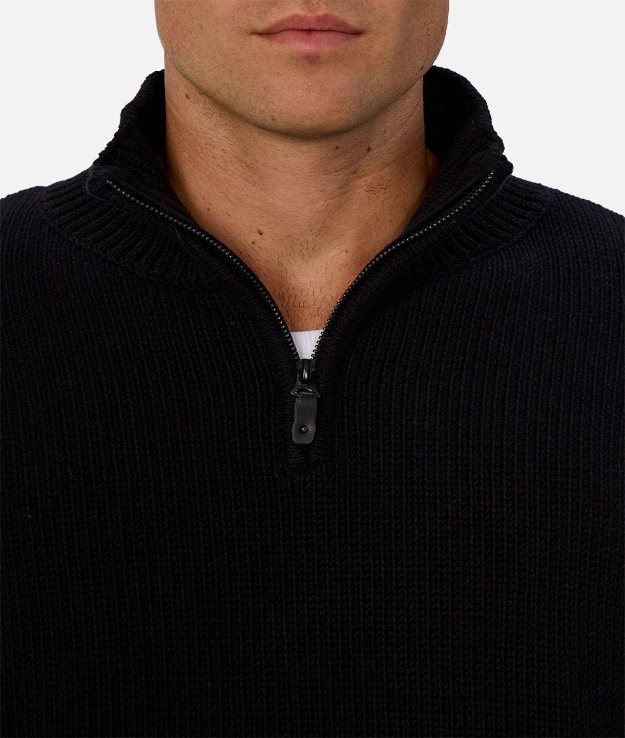 Premium Plain Osborne Knit Sweater - Soft & Comfortable Black Pullover for Men & Women | Perfect for Casual Wear, Office & Winter Outfits