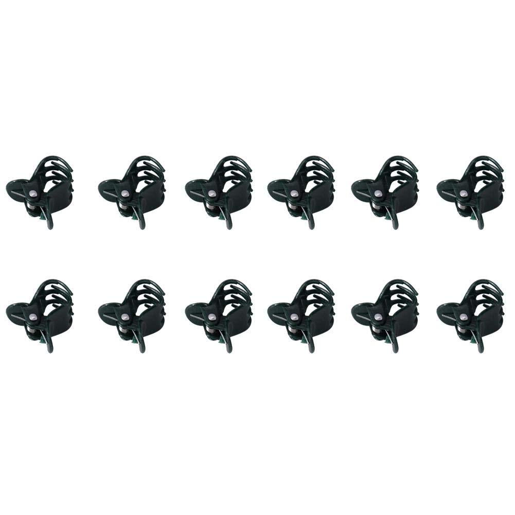 100PCS Mini Plastic Orchid Clips - Plant Support Clips for Vine, Garden Flowers & Orchids | DIY Stem Clips for Secure Plant Growth - Perfect for Home Gardening, Greenhouses & Floral Arrangements