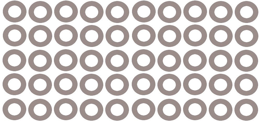 Sterling Seal CRG7540.400.062.300X50 7540 Vegetable Fiber Ring Gasket - 4